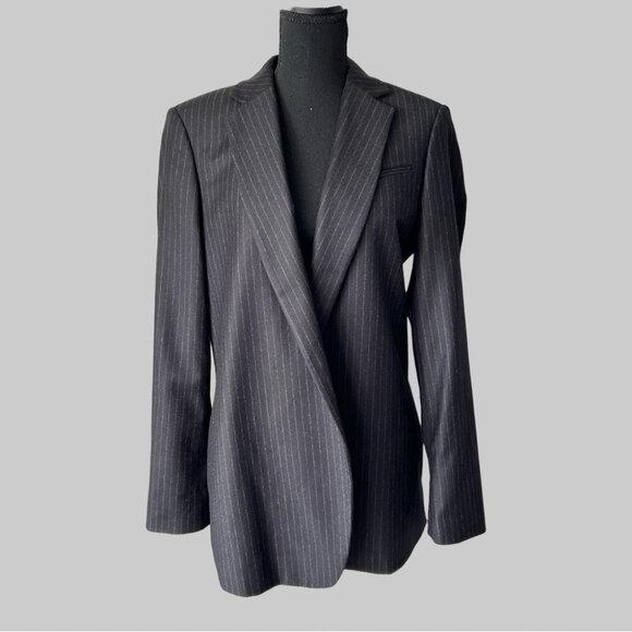 Equipment Womens Kadley Blazer Jacket Open Front 100% Italian Wool - Picture 3 of 16